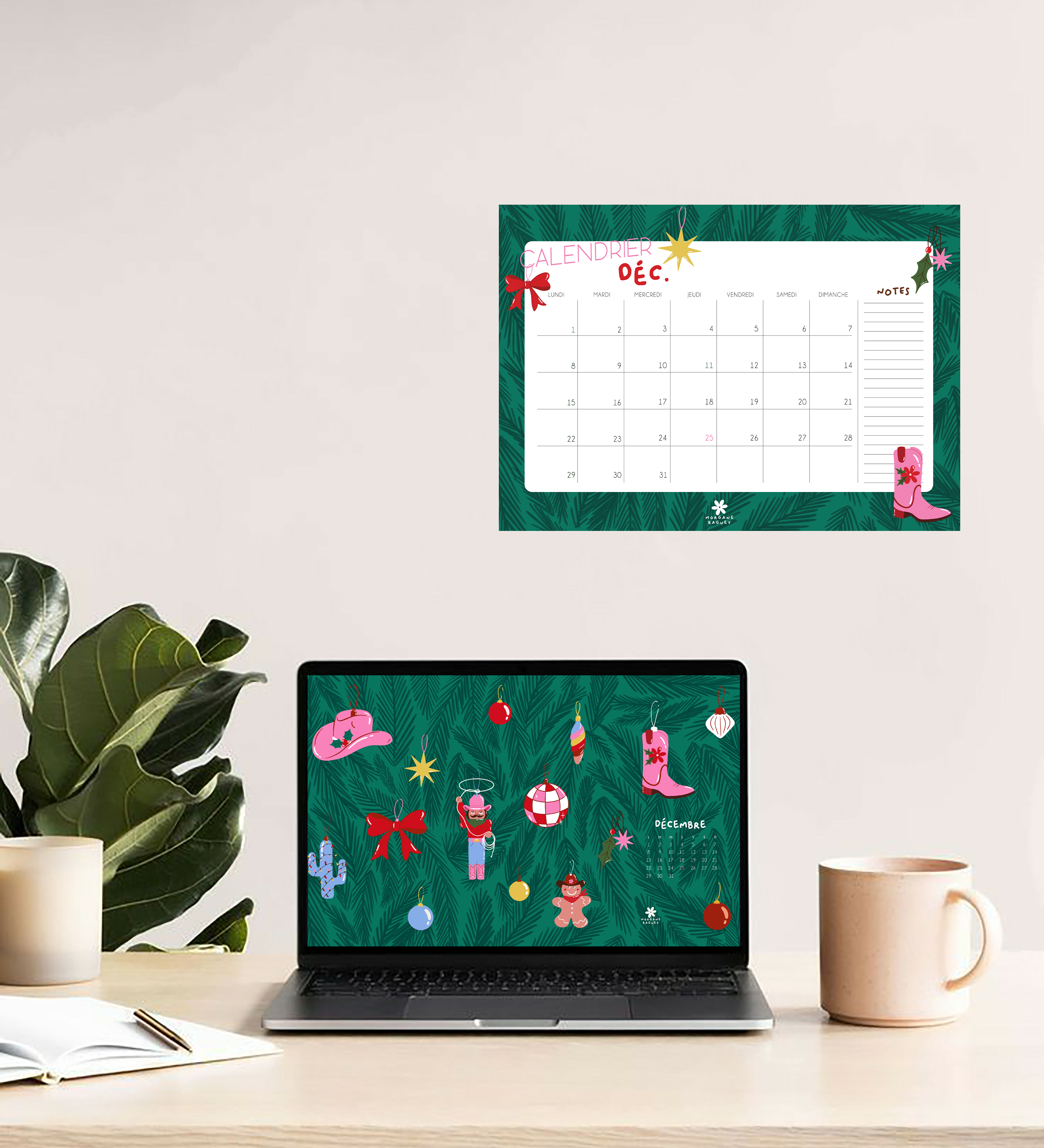 Fonds d'écran et printables de Décembre 2025