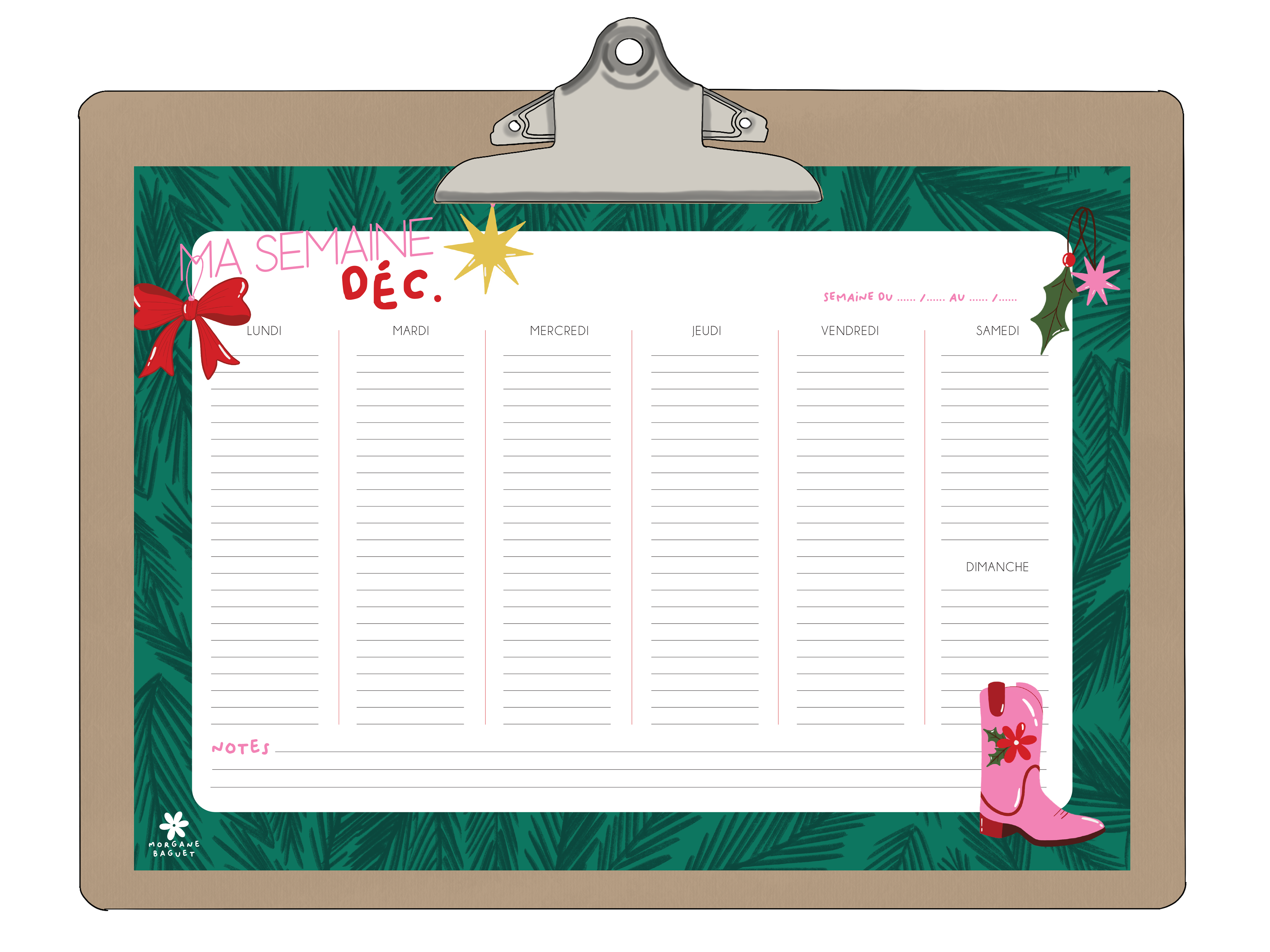 Fonds d'écran et printables de Décembre 2025