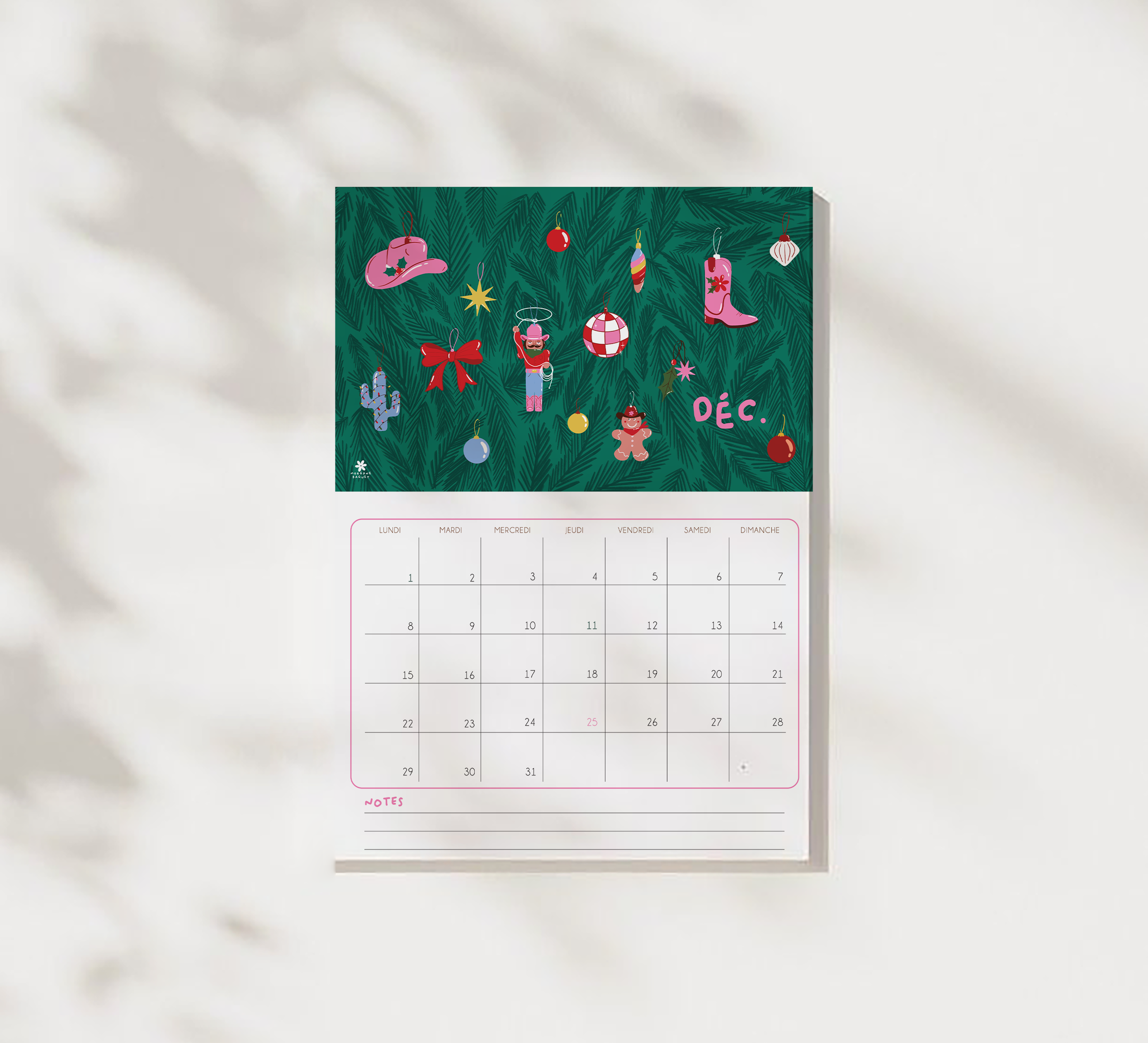 Fonds d'écran et printables de Décembre 2025
